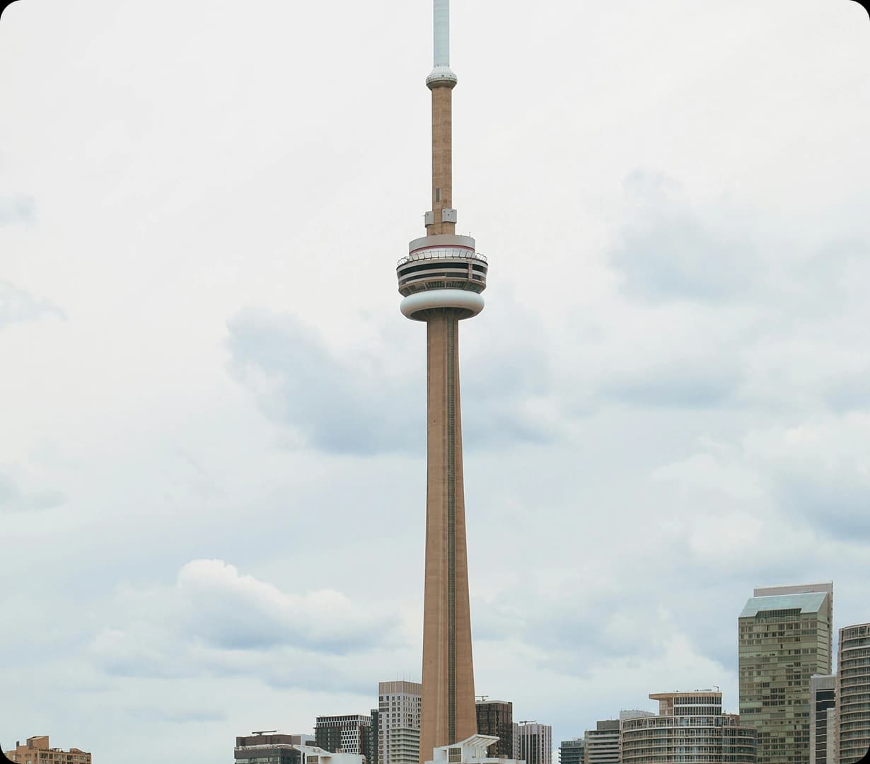 Cn tower and toronto skyline.
