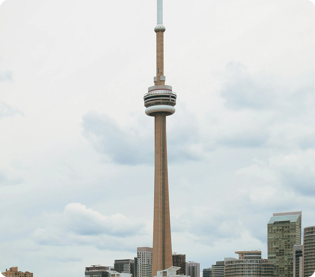 Cn tower and toronto skyline.
